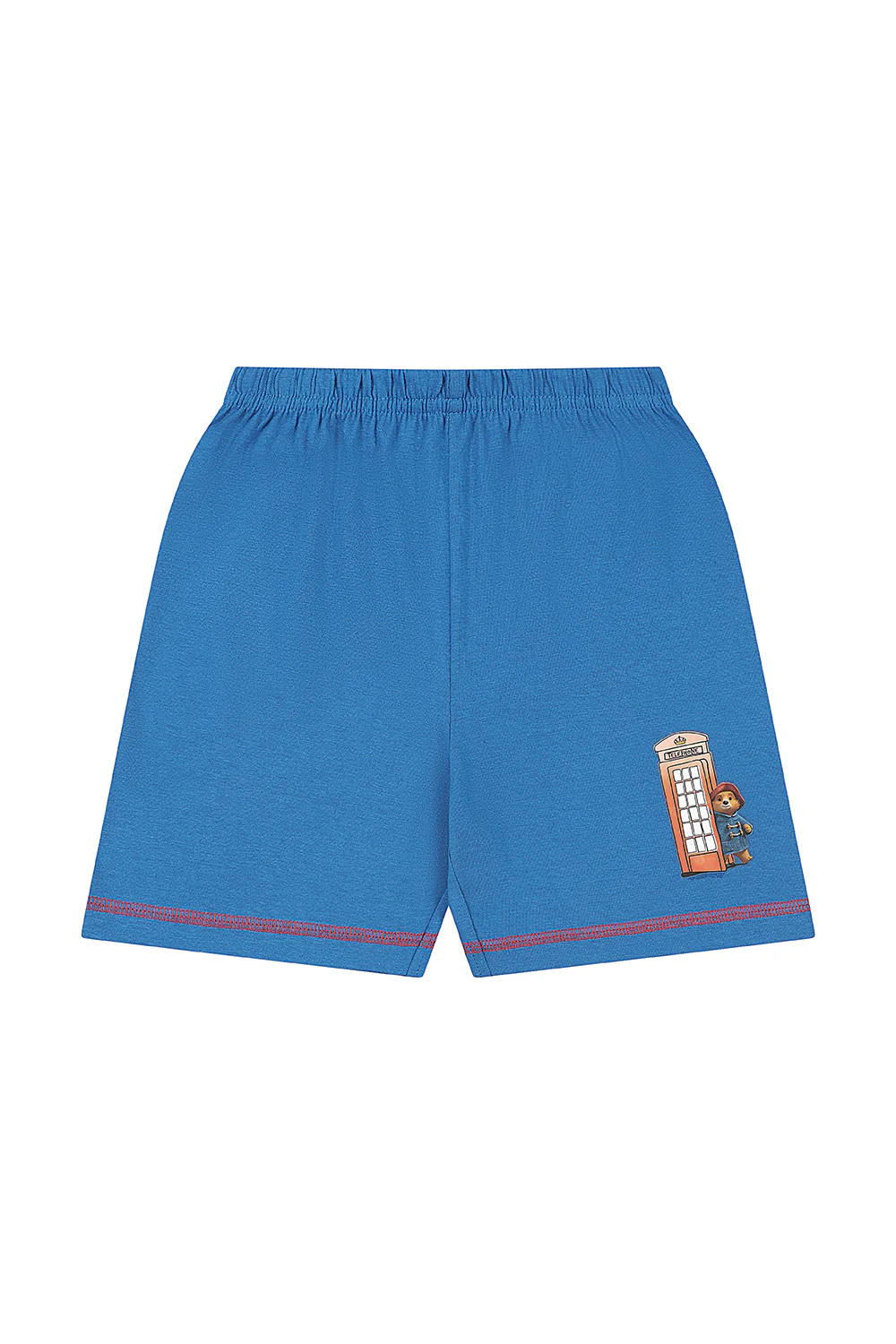 Boys Paddington Bear London Pyjamas Blue Short PJs - Image 4