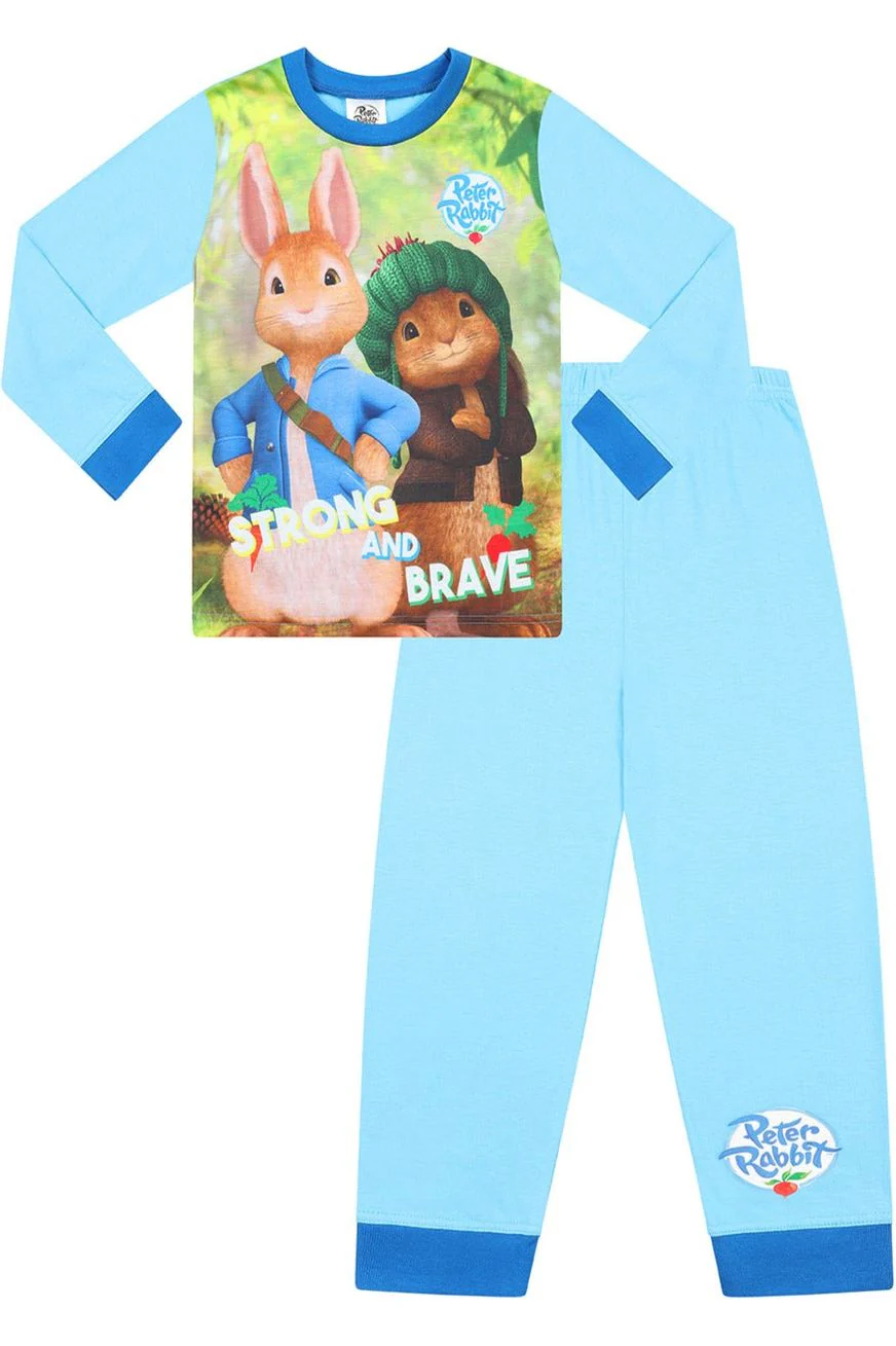 Peter Rabbit Boys Strong And Brave Long Pyjama Set - Image 3