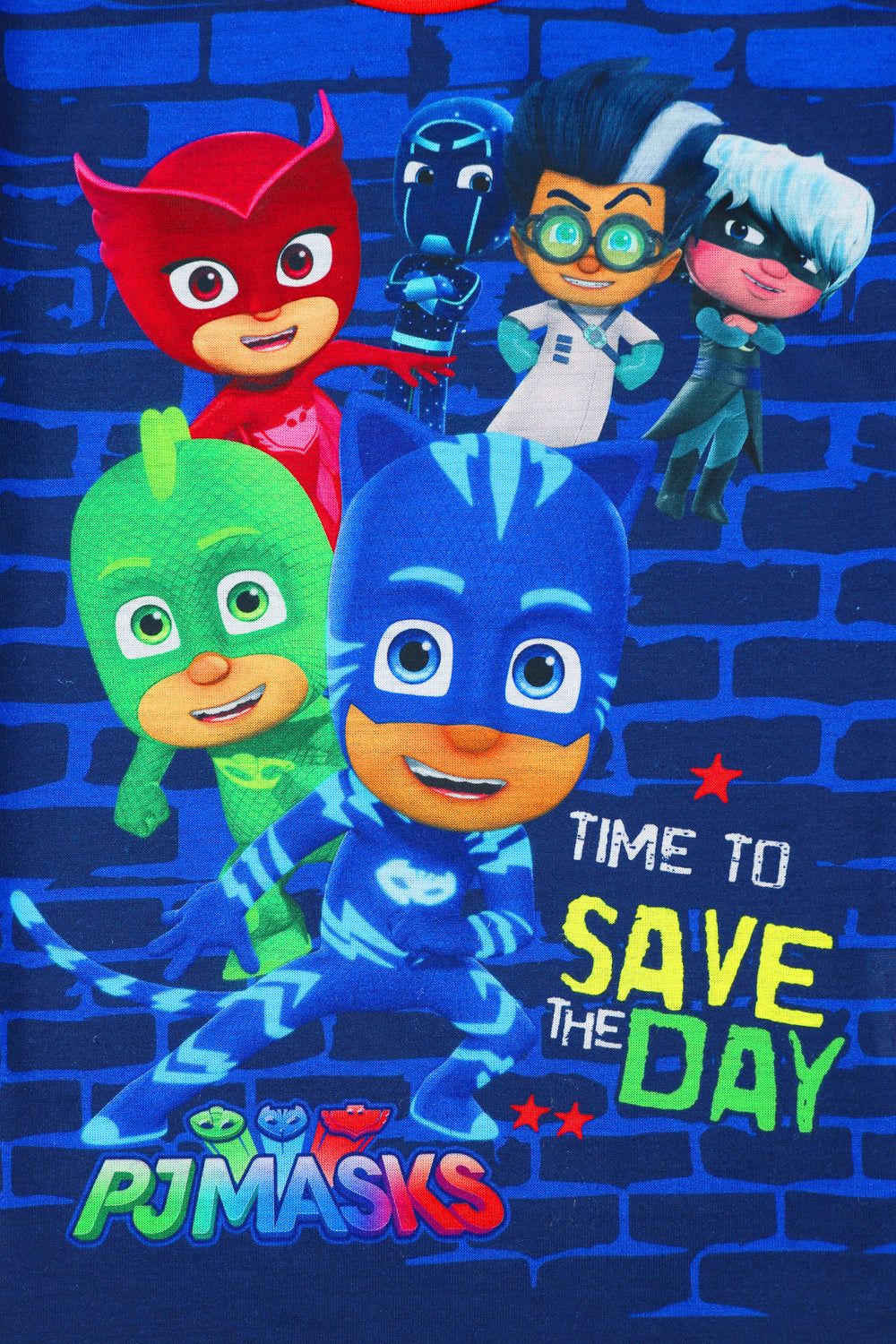 Boys Pj Masks Blue Long Pyjamas - Image 3