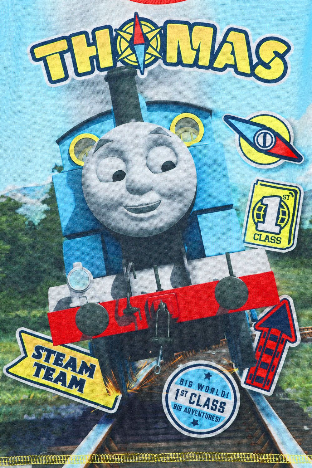 Boys Thomas The Tank Engine Long Blue Pyjamas - Image 5