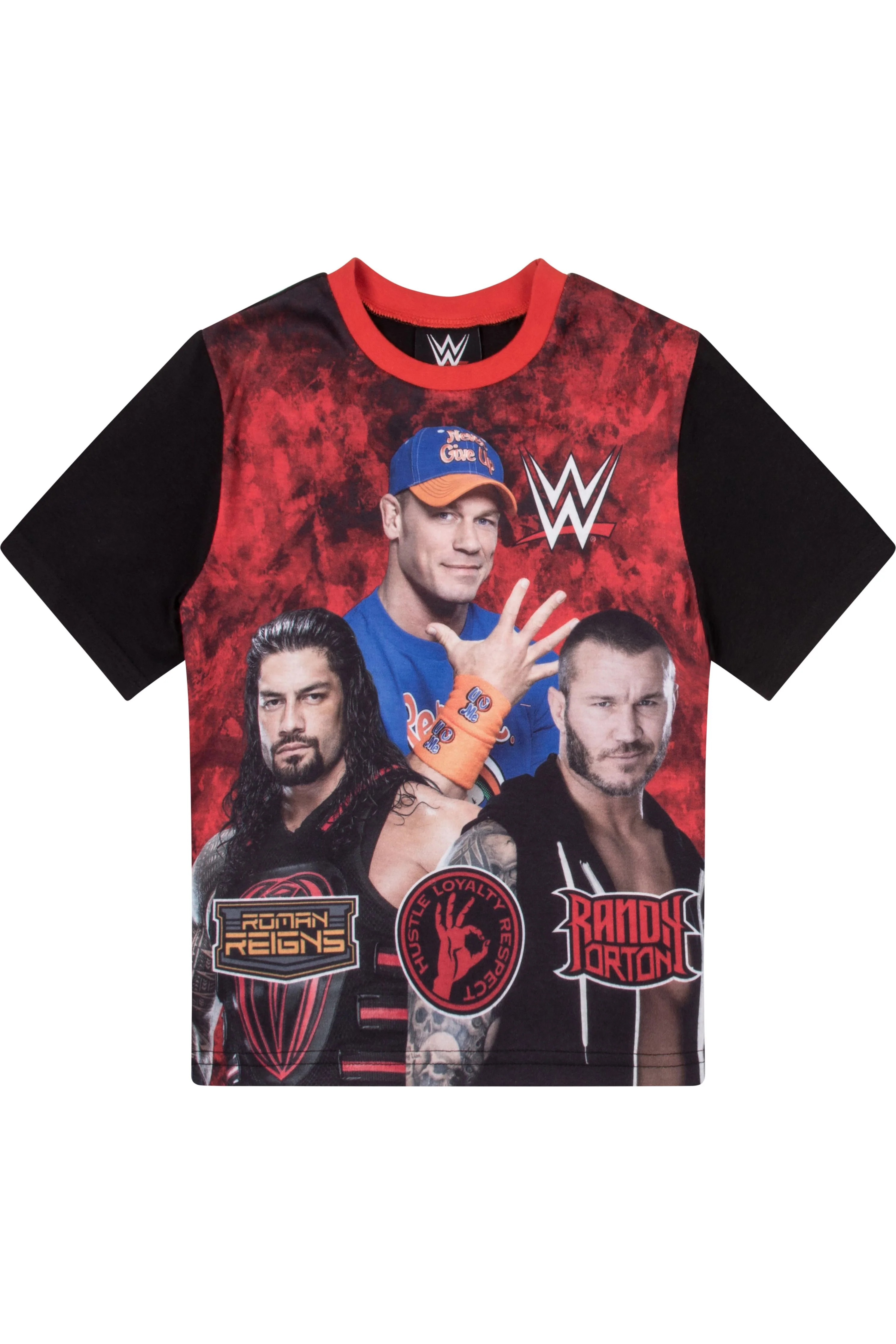 WWE World Wrestling Entertainment John Cena Red Short Pyjamas - Image 9