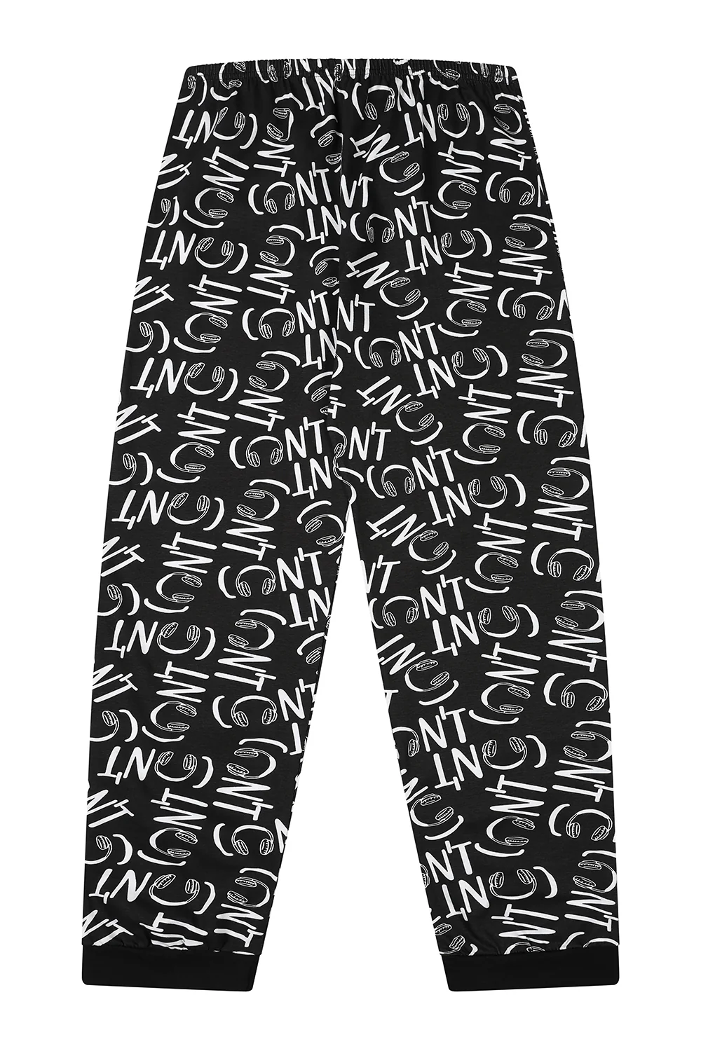 Boys Can't Hear You I'm Gaming White Long Pyjamas - Image 4