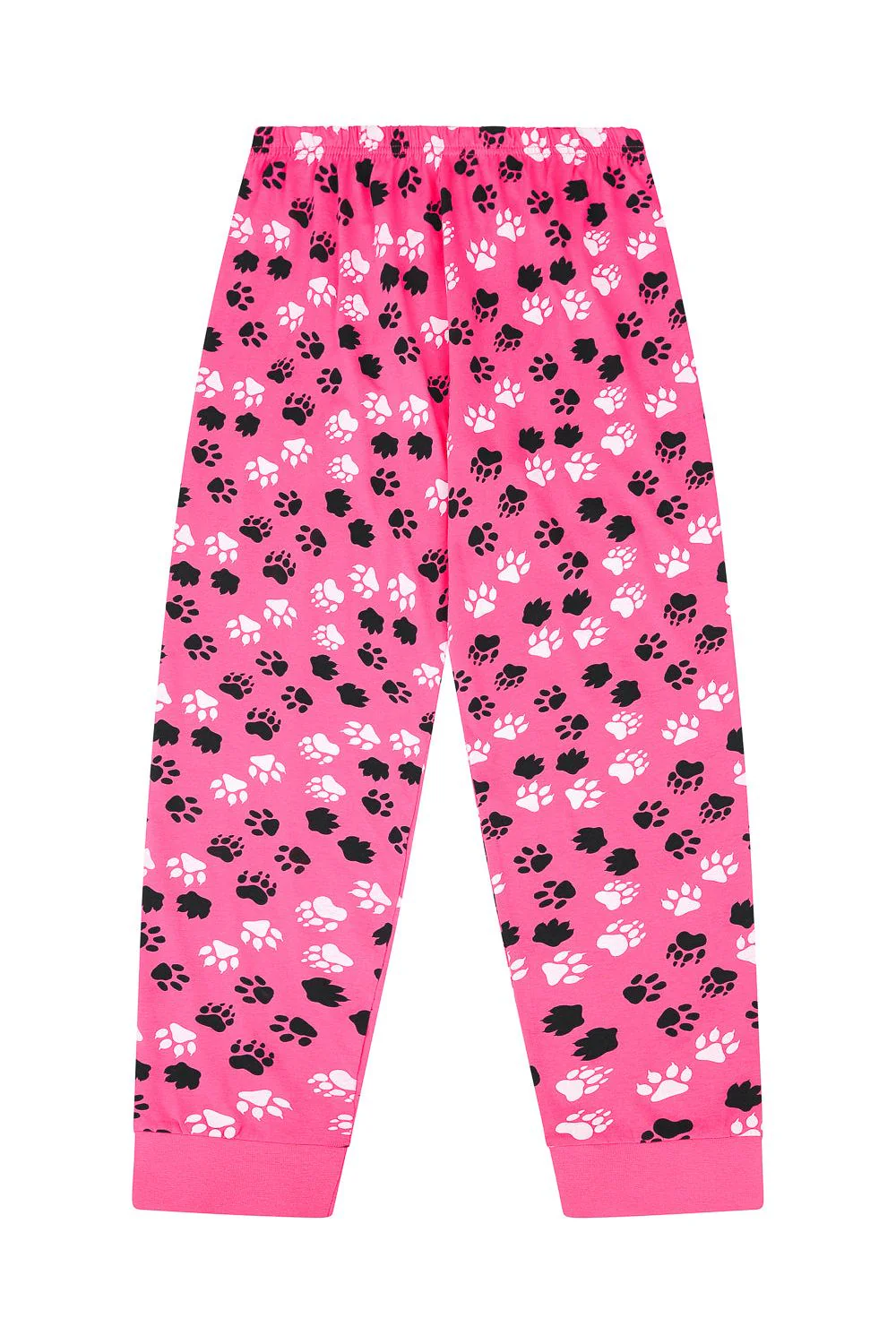 Cute Girl's Love Animal Paw Print Pyjamas - Image 6
