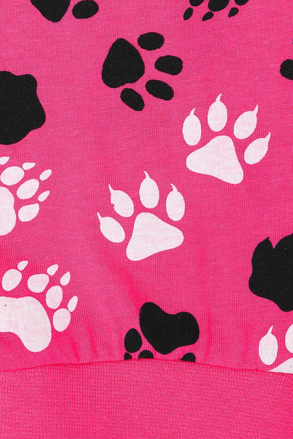Cute Girl's Love Animal Paw Print Pyjamas - Image 7