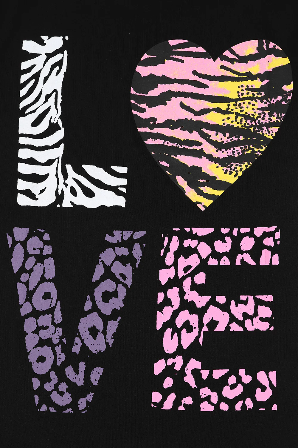 Girls Love Animal Print Pyjamas Long PJs - Image 4