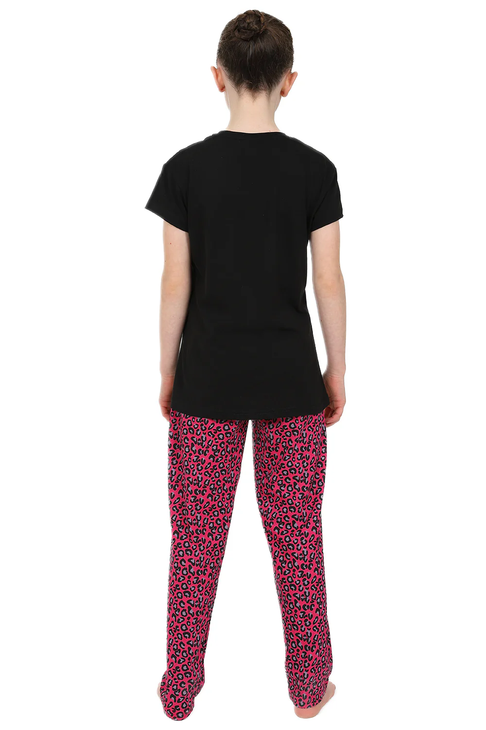 Girls Love Animal Print Pyjamas Long PJs - Image 5