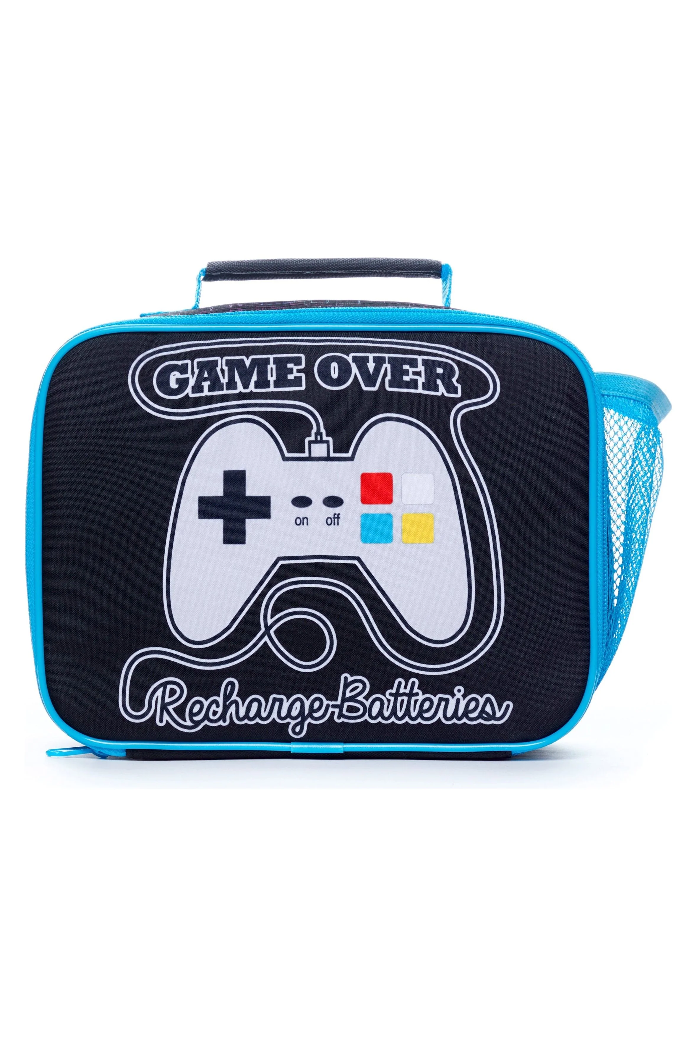Kids Game Over Recharge Batteries Lunchbox Bag - Image 4