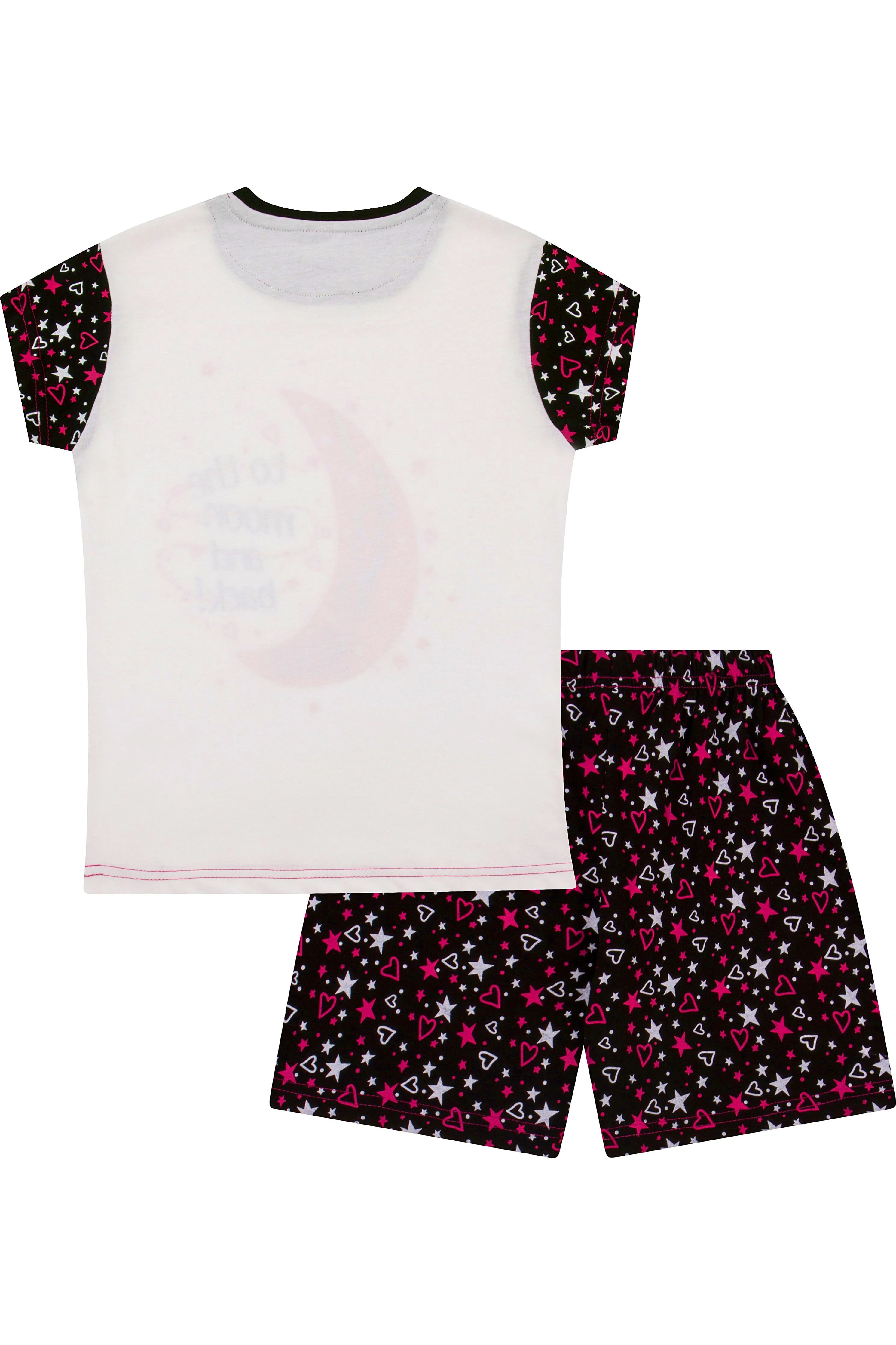 Girls 'I Love You to The Moon Back' Short Pyjamas - Image 4
