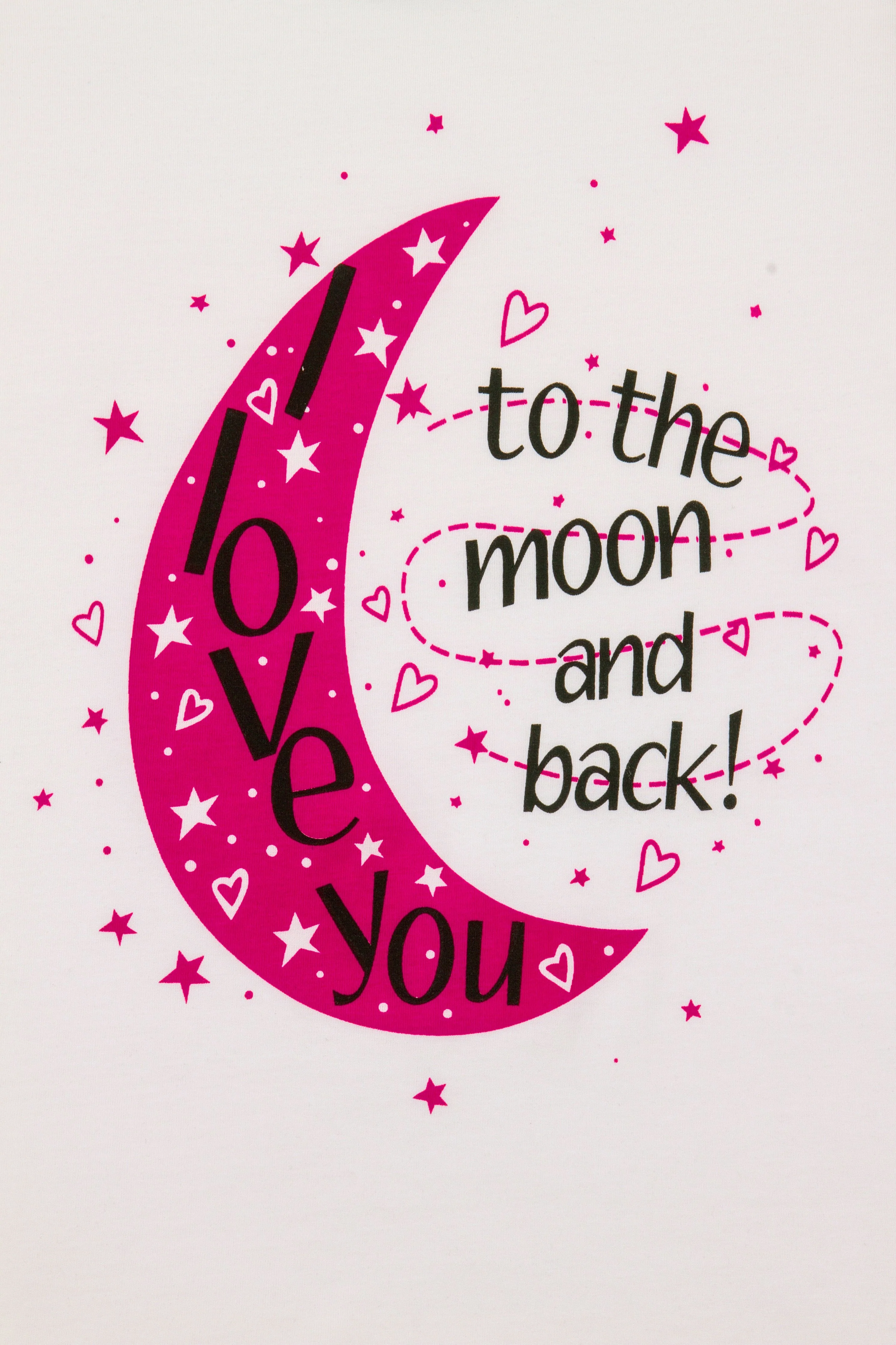 Girls 'I Love You to The Moon Back' Short Pyjamas - Image 6