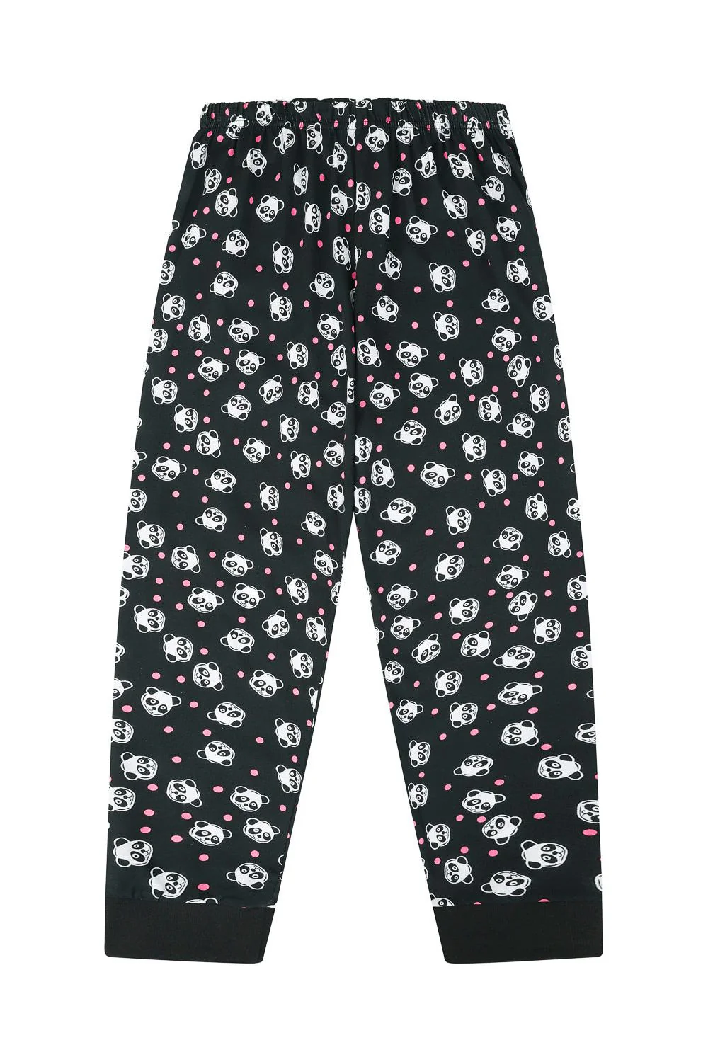 Girls Panda 'Barely Awake' Long Pyjamas - Image 4