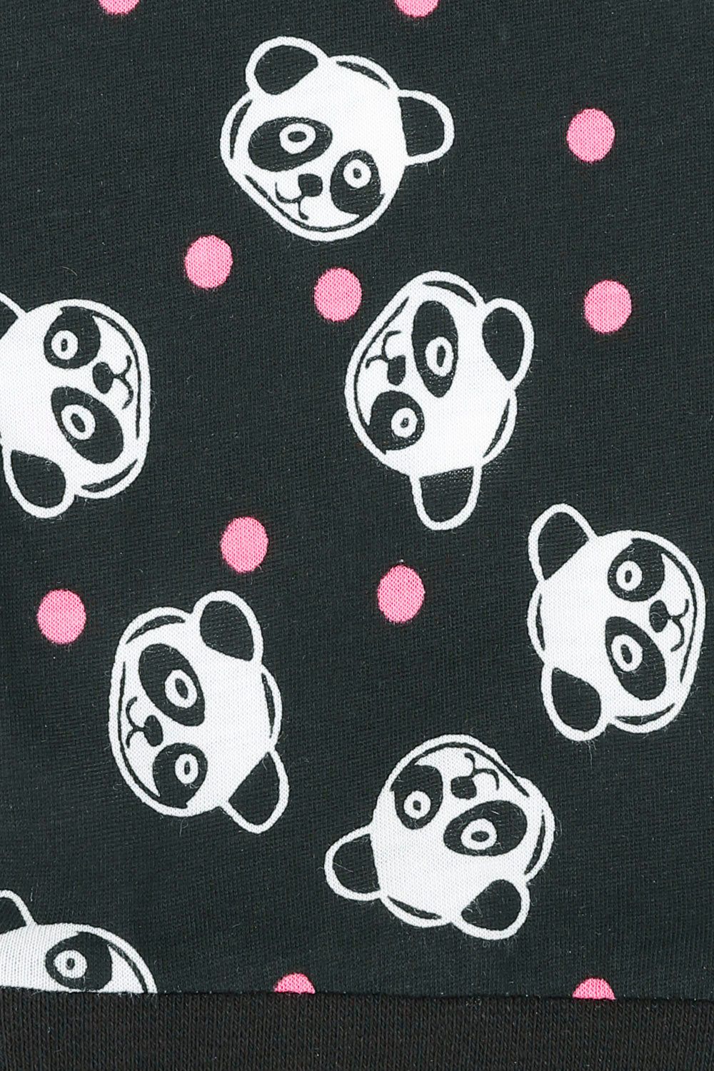 Girls Panda 'Barely Awake' Long Pyjamas - Image 5