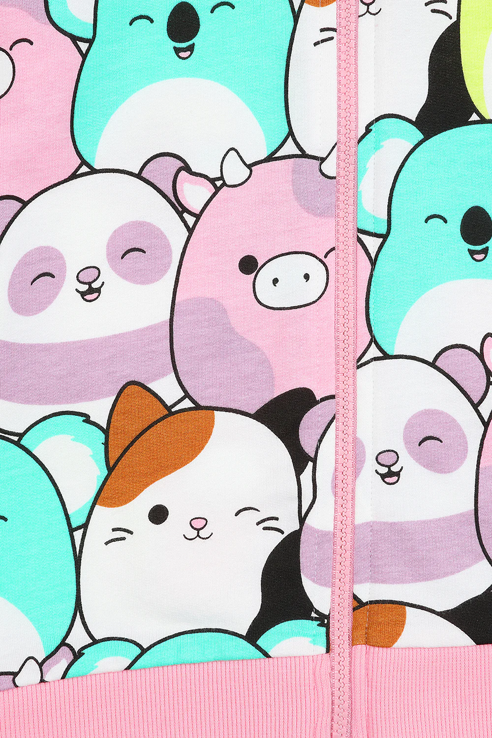 Girls Squishmallows Zipped Cotton Hoodie - Image 3