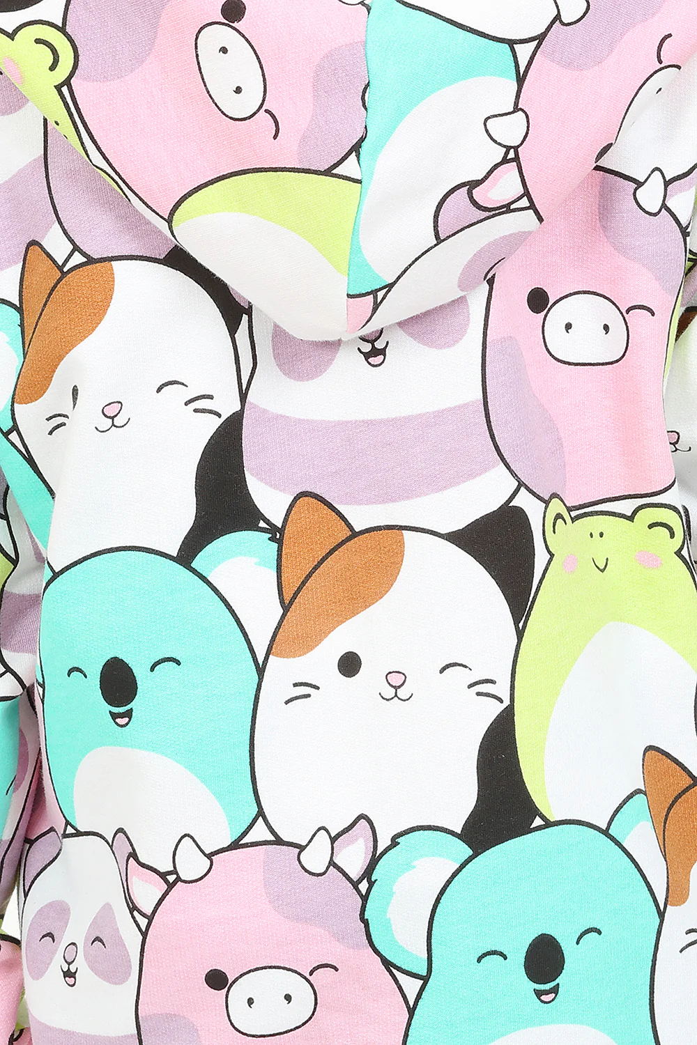 Girls Squishmallows Zipped Cotton Hoodie - Image 5