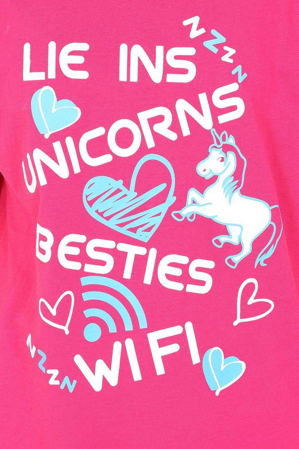 Girls Lie Ins, Unicorns, Besties, Wifi Long Pyjamas - Image 3