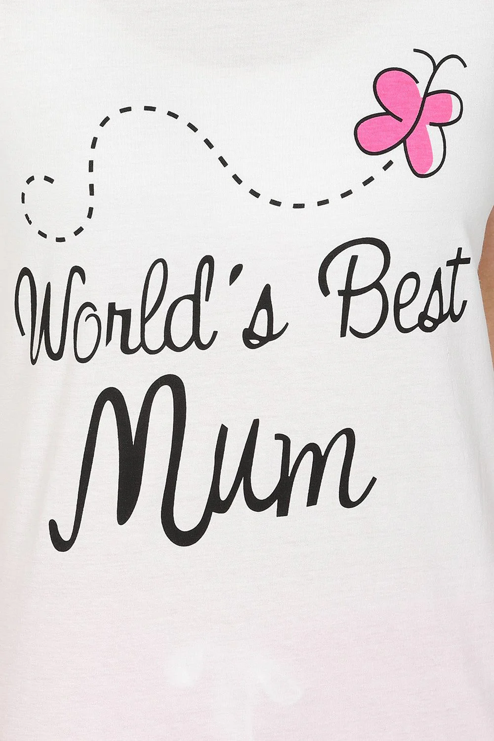 Women's World's Best Mum Short Pyjamas - Image 6
